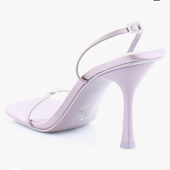 Steve Madden Aislinn Purple Lilac Satin Slide Sandals Size 7 - Picture 5 of 9